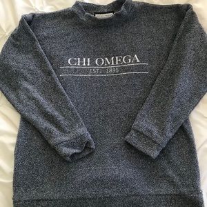 Chi Omega Wooly Threads Pullover
